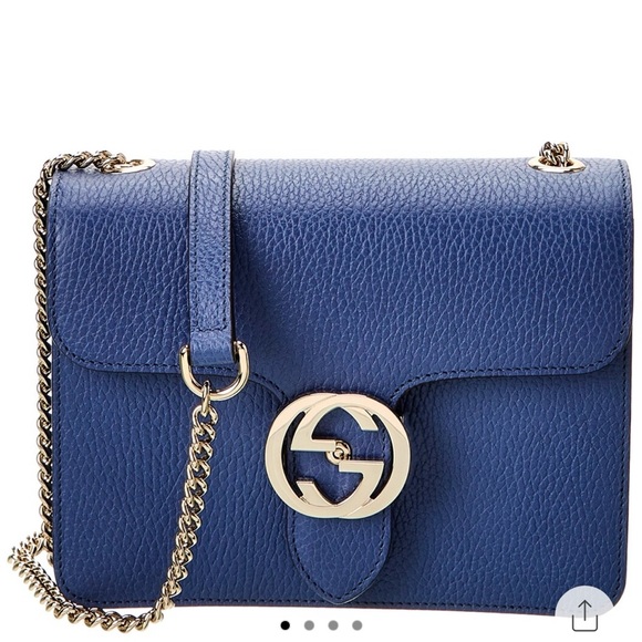 Gucci interlocking G small leather shoulder bag - Picture 1 of 13